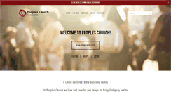 Desktop Screenshot of peopleschurchgeneva.com