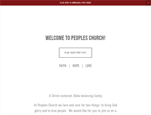 Tablet Screenshot of peopleschurchgeneva.com
